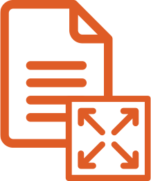 Icon depicting Expandable Reports